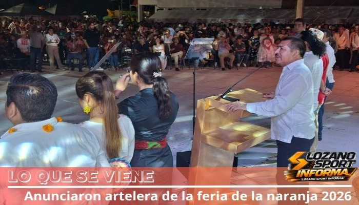 IMPONENTE CARTELERA DE LA FERIA DE LA NARANJA 2026