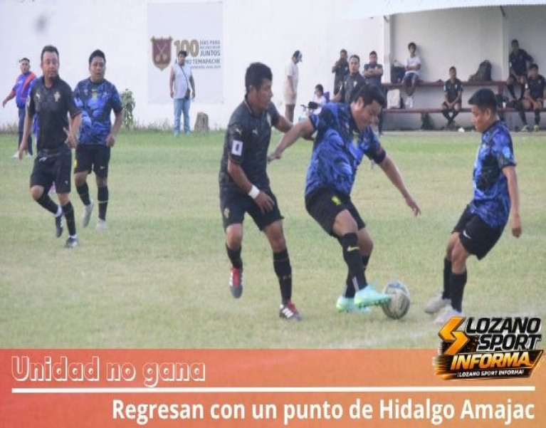 UNIDAD RESCATA UN PUNTO EN SU VISITA AL TOMÁS CABRERA