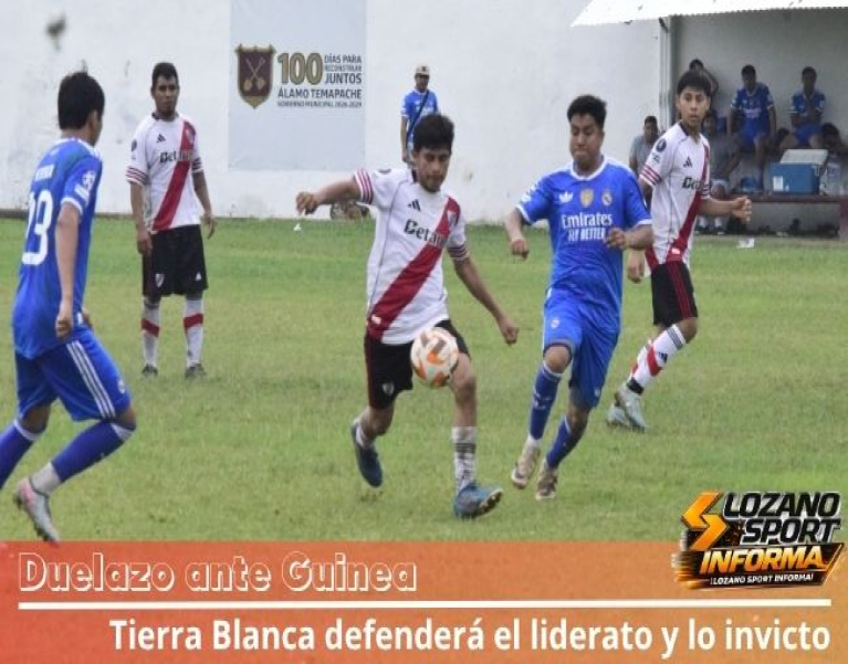 TIERRA BLANCA DEFIENDE EL INVICTO ANTE GUINEA EN DUELO POR LA CIMA