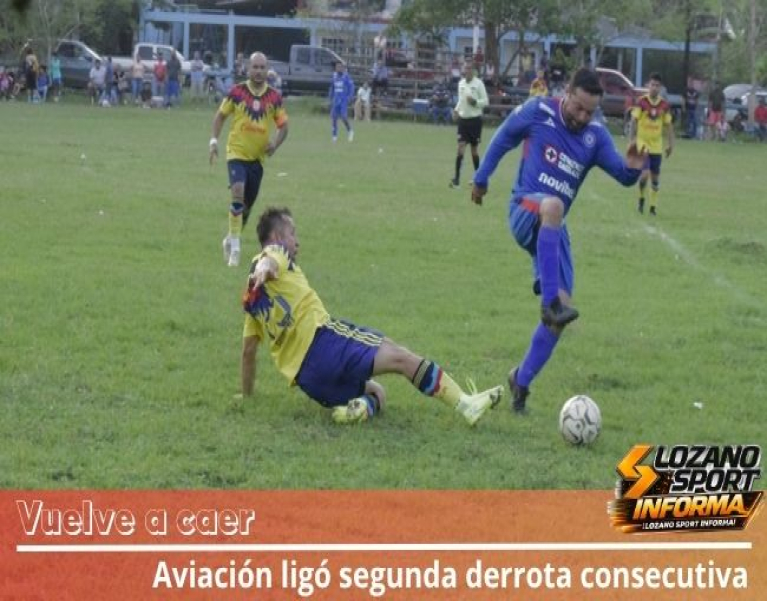 AVIACIÓN LIGA DERROTA Y CAE ANTE REAL 5 PIEDRAS EN LA CATEGORÍA A
