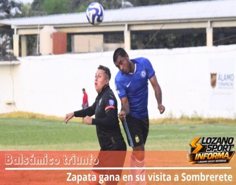 ATLÉTICO ZAPATA SE OXIGENA CON GOLEADA EN SOMBRERETE