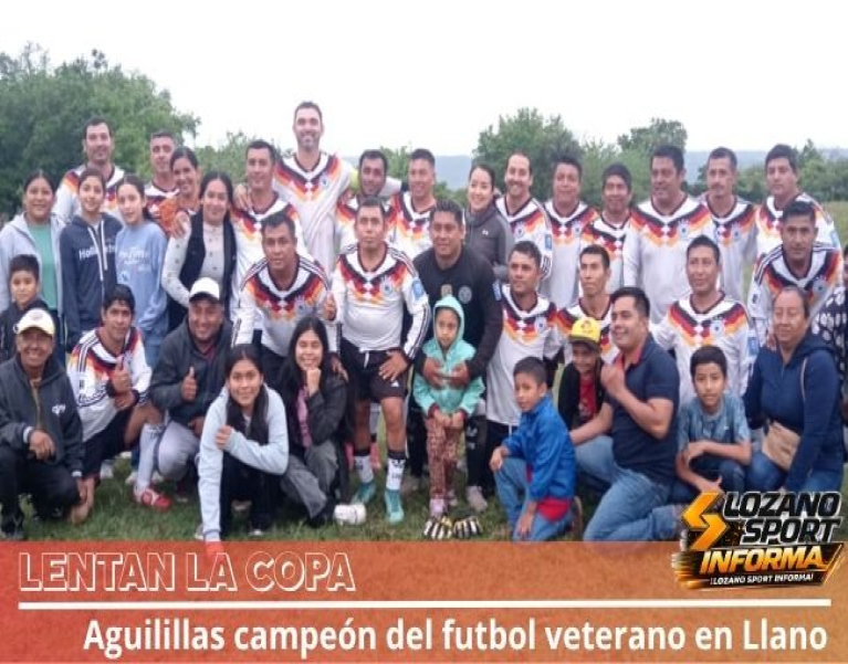 AGUILILLAS SE CORONA CAMPEÓN DEL FUTBOL VETERANO EN LLANO DE ENMEDIO