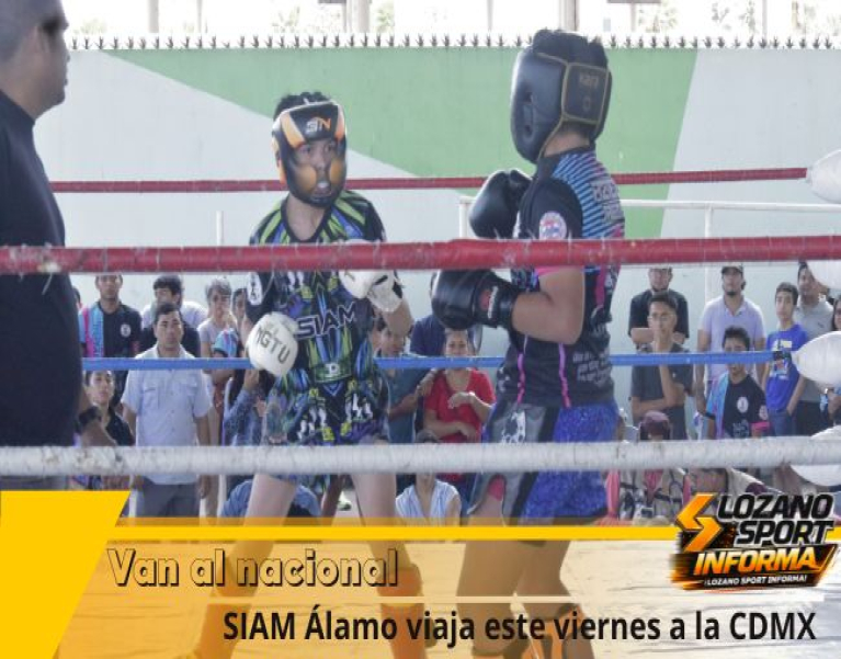 ALUMNOS DE SIAM ÁLAMO, LISTOS PARA EL CAMPEONATO NACIONAL DE MUAY THAI