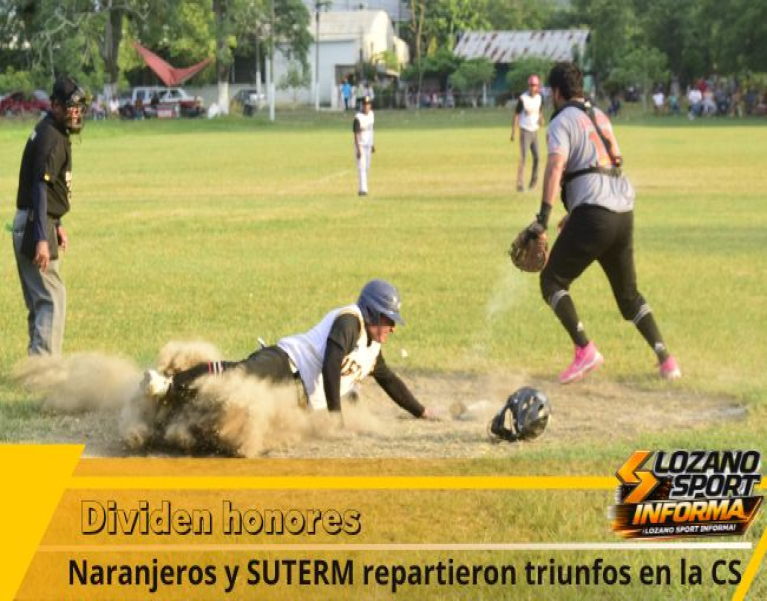 NARANJEROS Y SUTERM DIVIDEN HONORES EN LA JORNADA 14