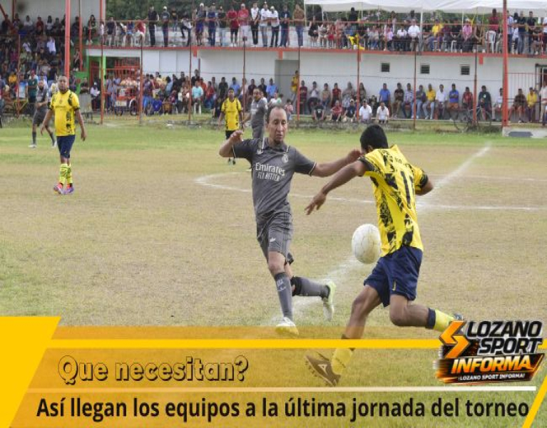 ÚLTIMA JORNADA DEFINIRÁ A LOS CLASIFICADOS EN EL FUTBOL VETERANOS A DE ÁLAMO