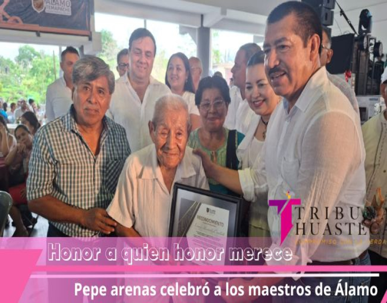 RECONOCIMIENTO, ADMIRACIÓN Y RESPETO A LAS MAESTRAS Y MAESTROS: PEPE ARENAS