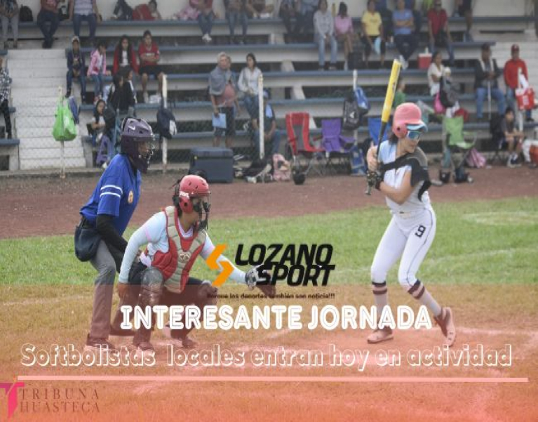 TODO LISTO PARA LA JORNADA EN LA LIGA DE SOFTBOL FEMENIL DE ÁLAMO
