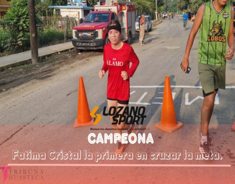 FÁTIMA CRISTAL LUNA GANA LA CARRERA FEMENIL 3K EN LA FIESTA PATRONAL DE LA TORTUGA
