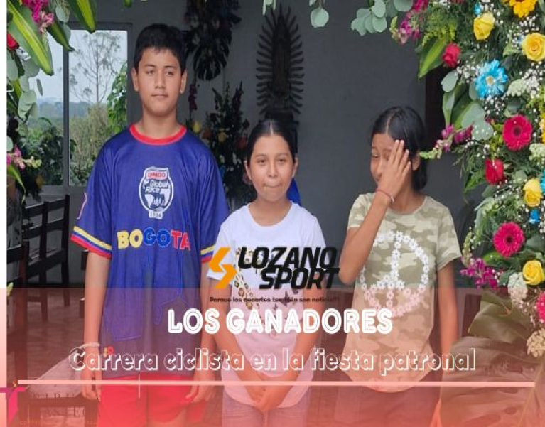 CAROLINA VARGAS, KEILA ANTONIO Y MARLON LINDSEY DESTACAN EN CARRERA DE BICICLETAS